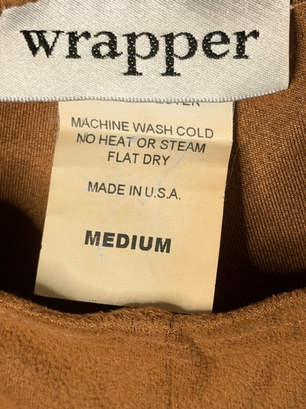 Wrapper Camel Brown Pants —#146 - Picture 3 of 3